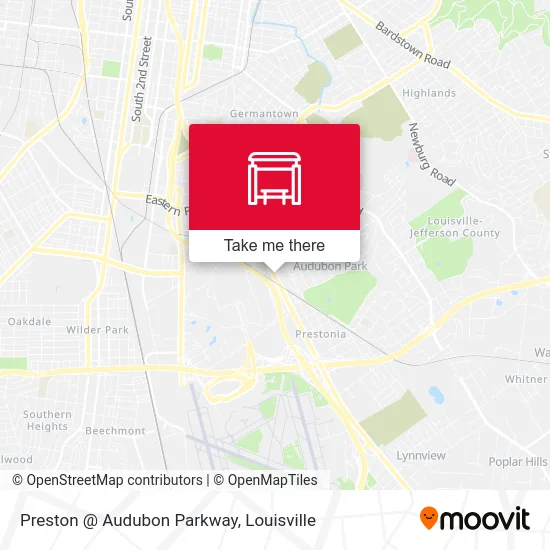 Preston @ Audubon Parkway map