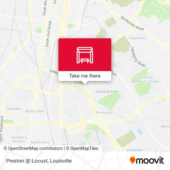 Preston @ Locust map
