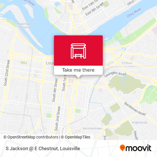 S Jackson @ E Chestnut map