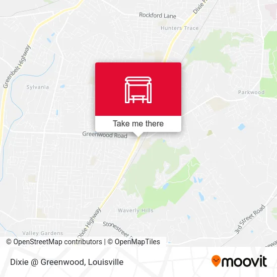 Dixie @ Greenwood map