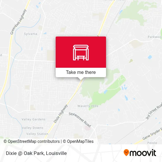 Dixie @ Oak Park map