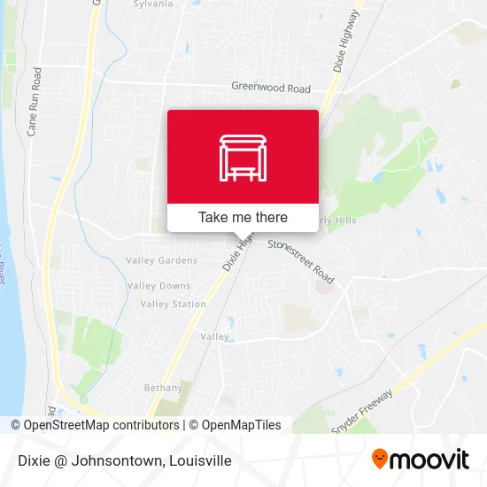 Dixie @ Johnsontown map