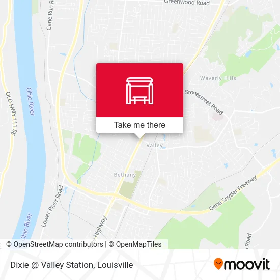 Dixie @ Valley Station map