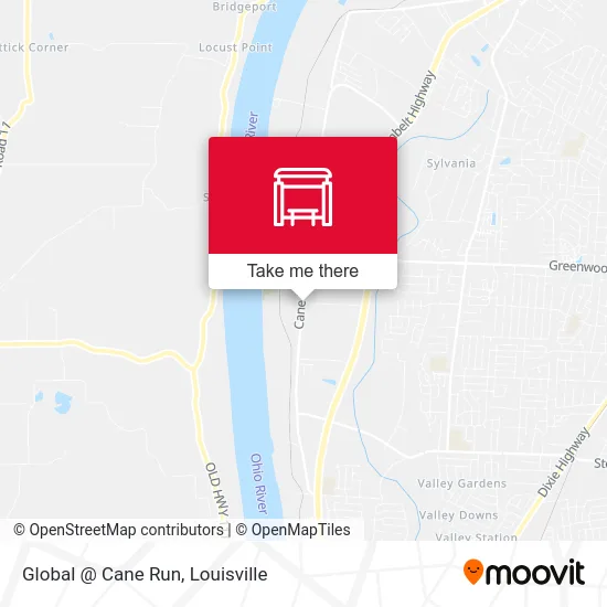 Global @ Cane Run map