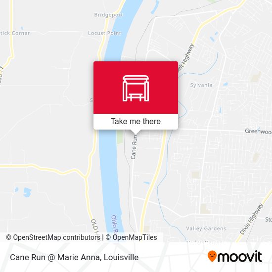 Cane Run @ Marie Anna map
