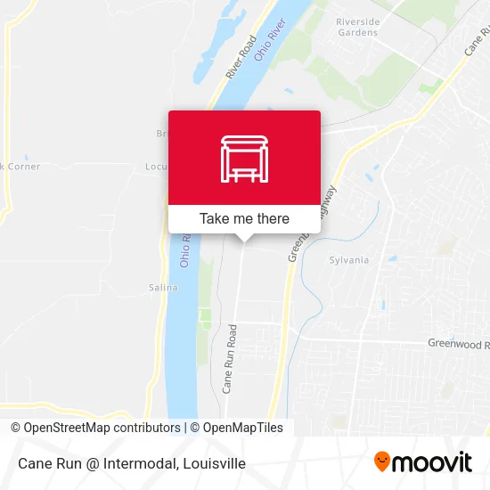Cane Run @ Intermodal map