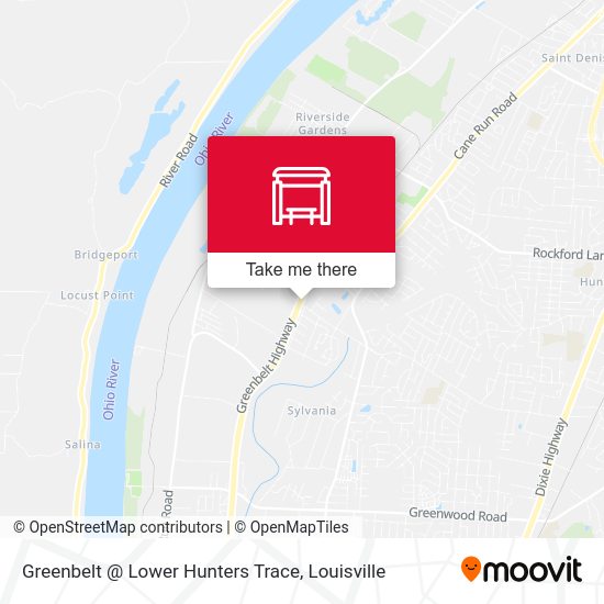 Mapa de Greenbelt @ Lower Hunters Trace