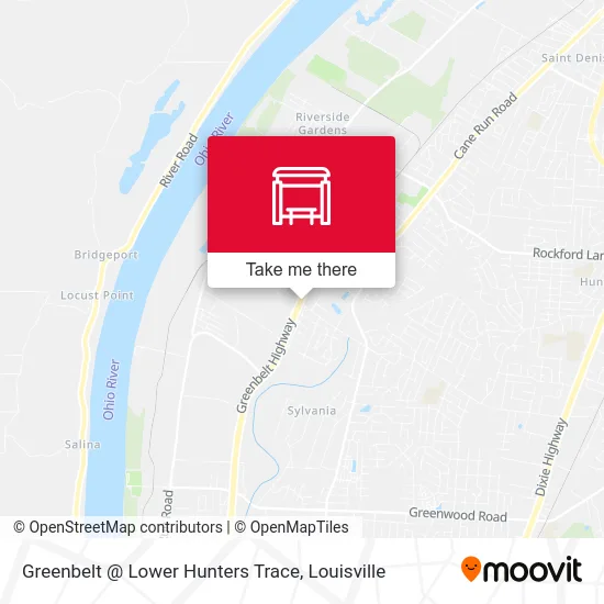 Greenbelt @ Lower Hunters Trace map