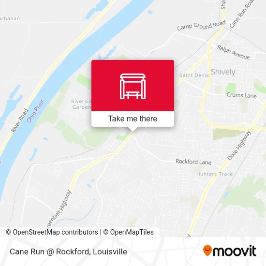 Cane Run @ Rockford map