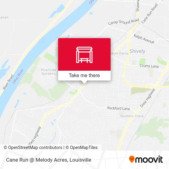 Cane Run @ Melody Acres map