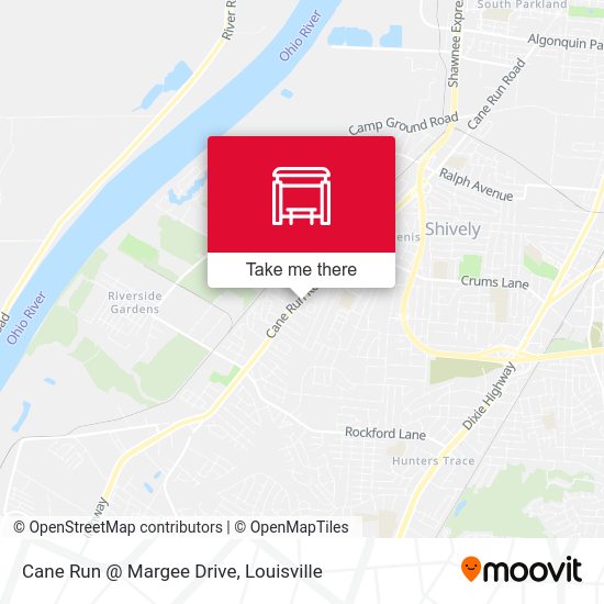 Mapa de Cane Run @ Margee Drive