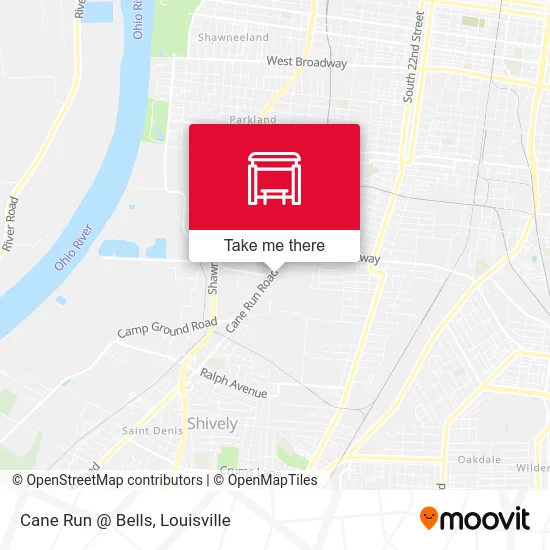 Cane Run @ Bells map