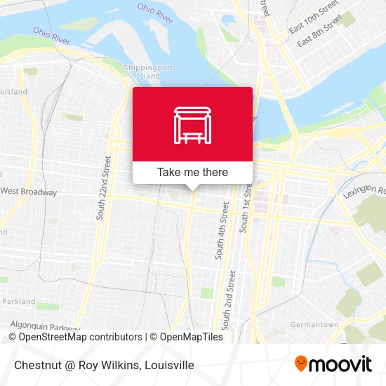 Chestnut @ Roy Wilkins map