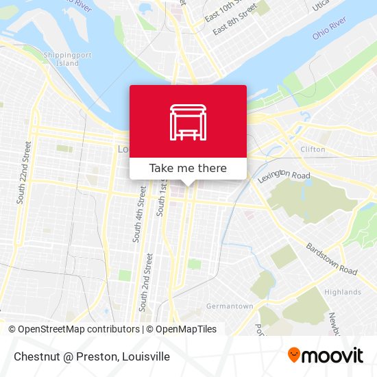Chestnut @ Preston map