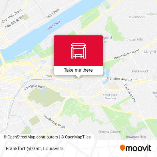 Frankfort @ Galt map