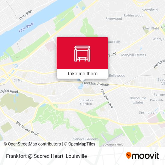 Mapa de Frankfort @ Sacred Heart
