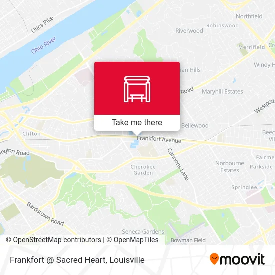 Frankfort @ Sacred Heart map