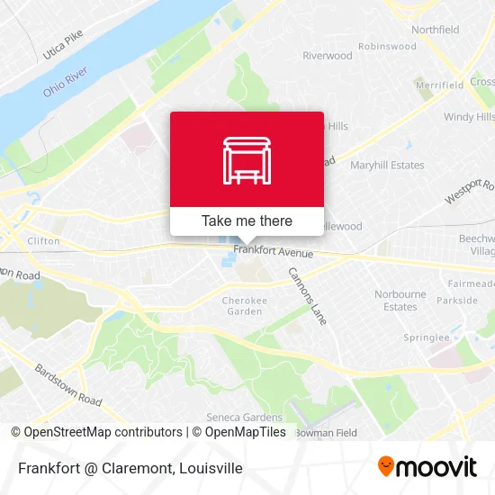 Frankfort @ Claremont map