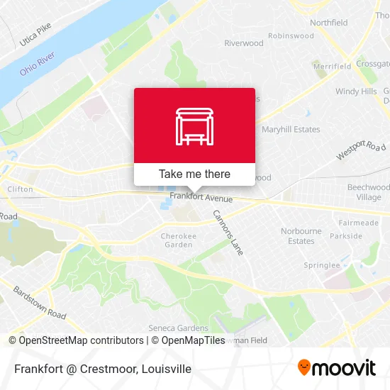 Frankfort @ Crestmoor map
