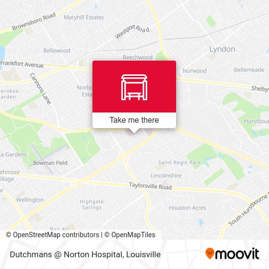 Mapa de Dutchmans @ Norton Hospital