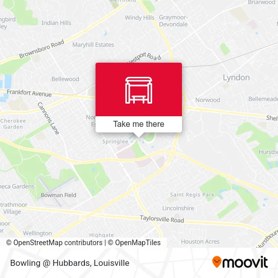 Mapa de Bowling @ Hubbards
