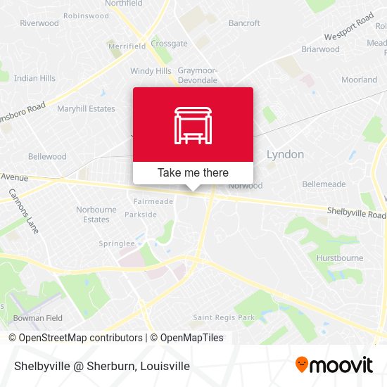 Shelbyville @ Sherburn map