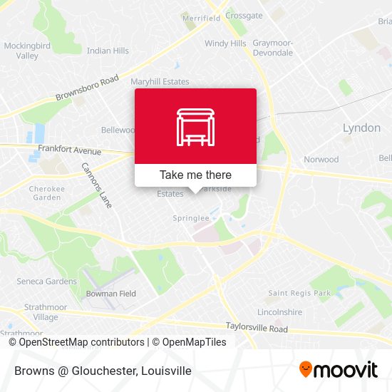 Mapa de Browns @ Glouchester