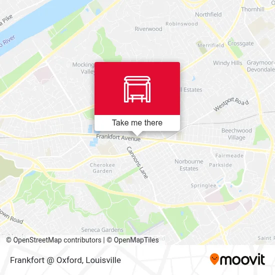 Frankfort @ Oxford map