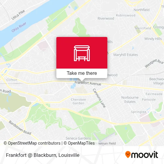 Frankfort @ Blackburn map