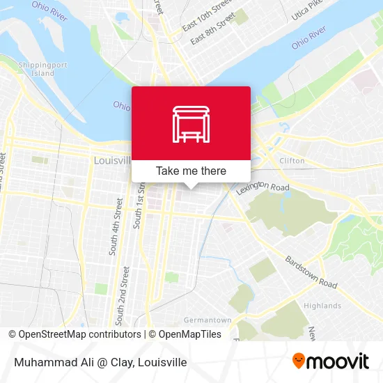 Muhammad Ali @ Clay map