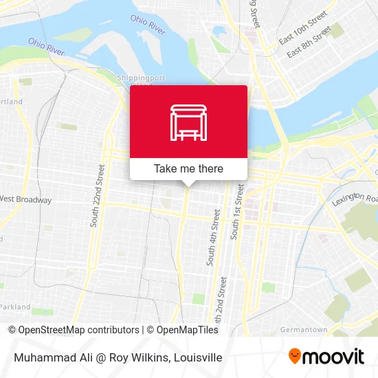 Muhammad Ali @ Roy Wilkins map