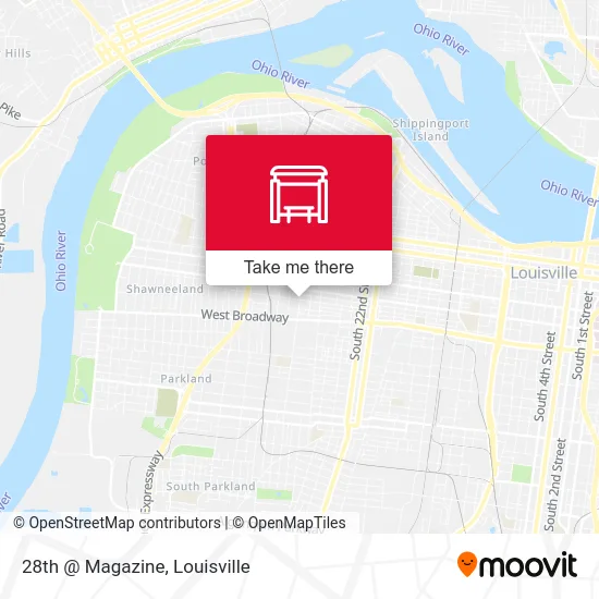 28th @ Magazine map