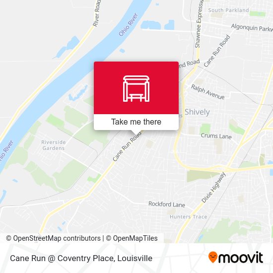 Cane Run @ Coventry Place map