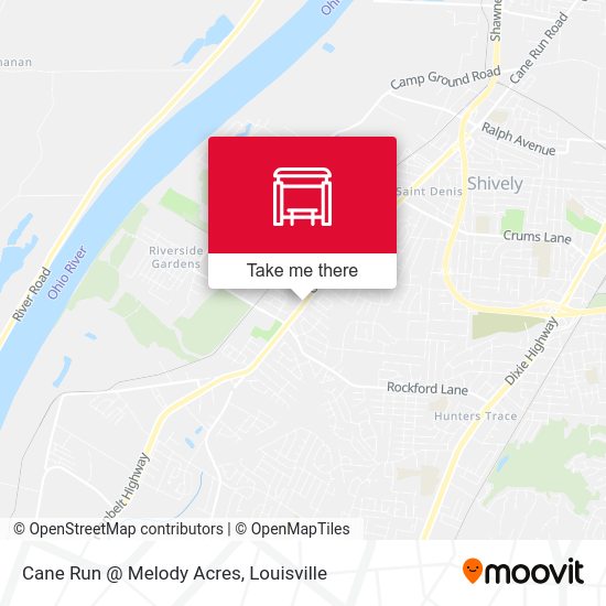 Cane Run @ Melody Acres map