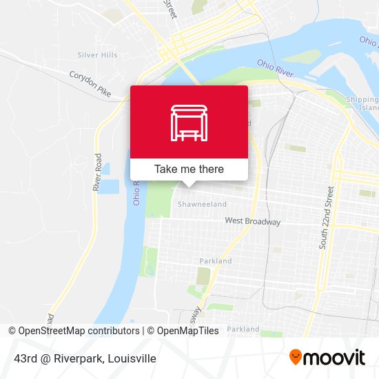 Mapa de 43rd @ Riverpark