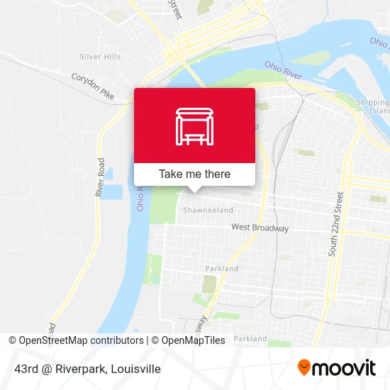 43rd @ Riverpark map