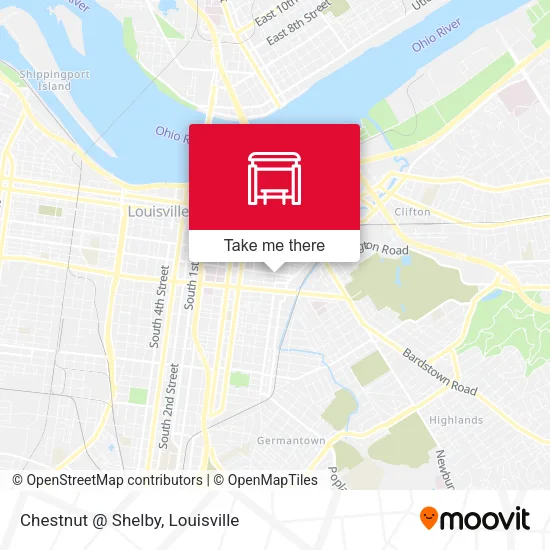 Chestnut @ Shelby map