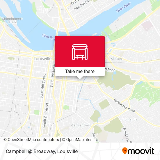 Campbell @ Broadway map