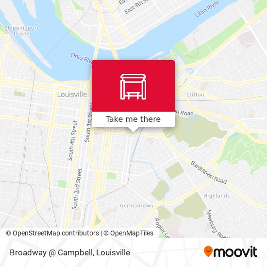 Mapa de Broadway @ Campbell