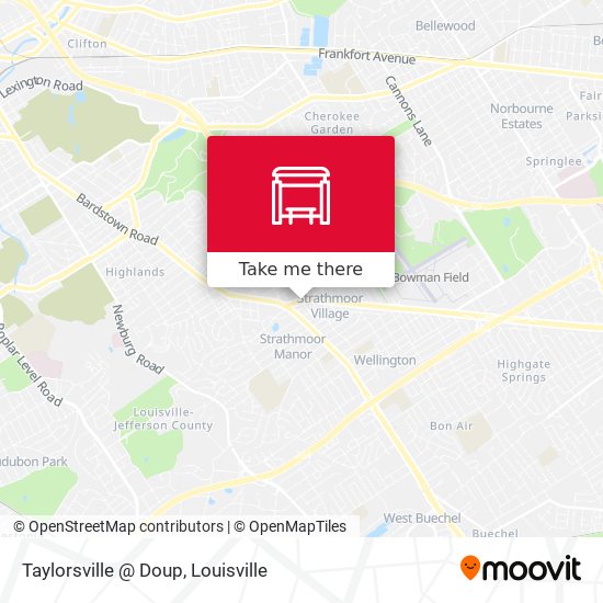 Taylorsville @ Doup map
