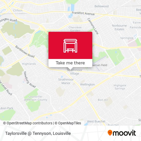 Taylorsville @ Tennyson map