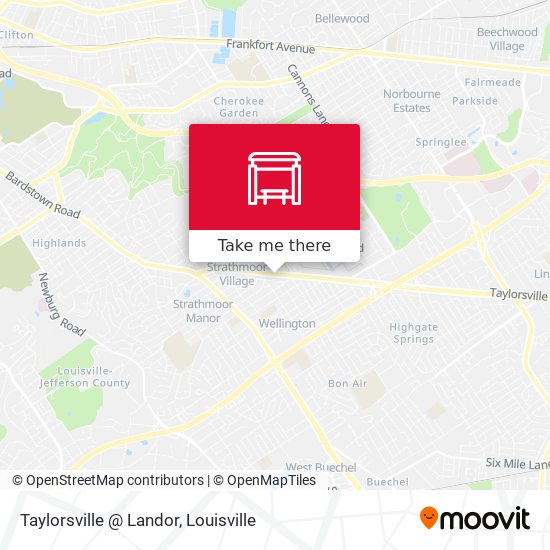 Taylorsville @ Landor map