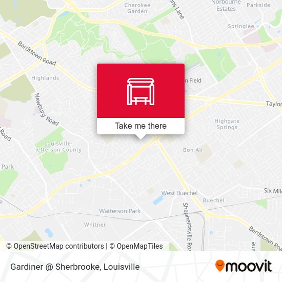 Gardiner @ Sherbrooke map