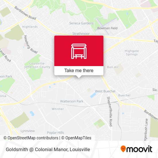Mapa de Goldsmith @ Colonial Manor