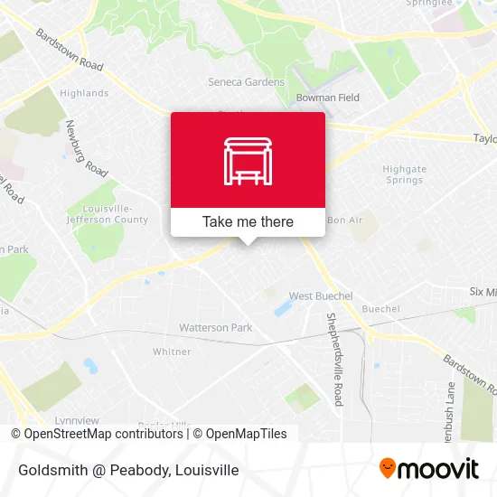 Goldsmith @ Peabody map