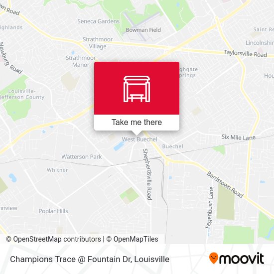 Mapa de Champions Trace @ Fountain Dr