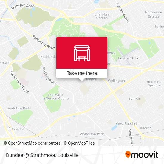 Dundee @ Strathmoor map