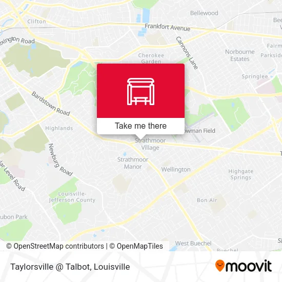 Taylorsville @ Talbot map