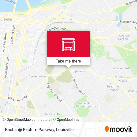 Baxter @ Eastern Parkway map