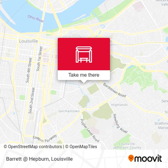 Barrett @ Hepburn map